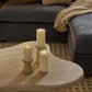 Pearl Ivory Rechargeable Wick To Flame Flameless Candle Pillar
