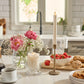 Snow White Flameless Candle Rose Bud