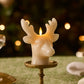 White Swan Glitter Stag Flameless Candle