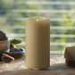 an image of Luminara's ivory fragrance diffusing flameless candle pillar