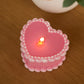 Sweet Pink Heart Cake