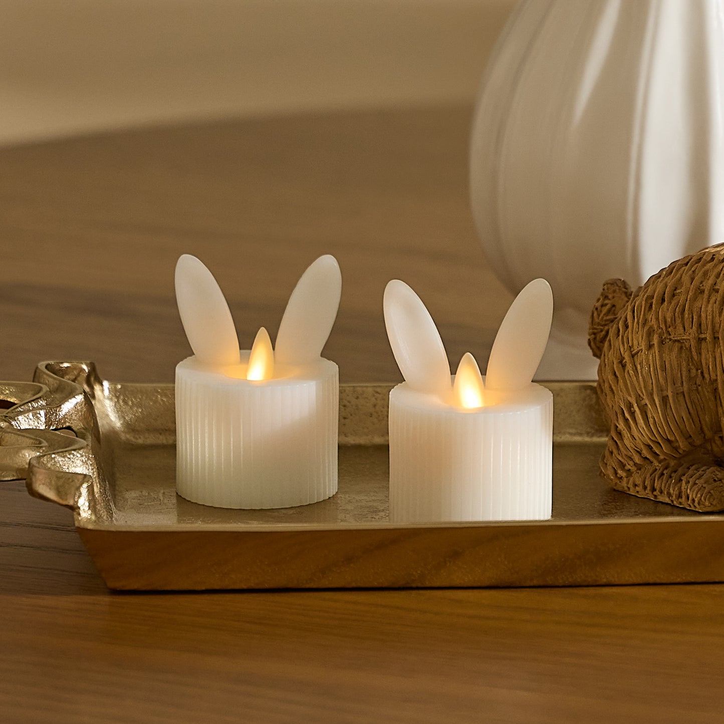 Cotton Cloud Flameless Candle Bunny Tealights