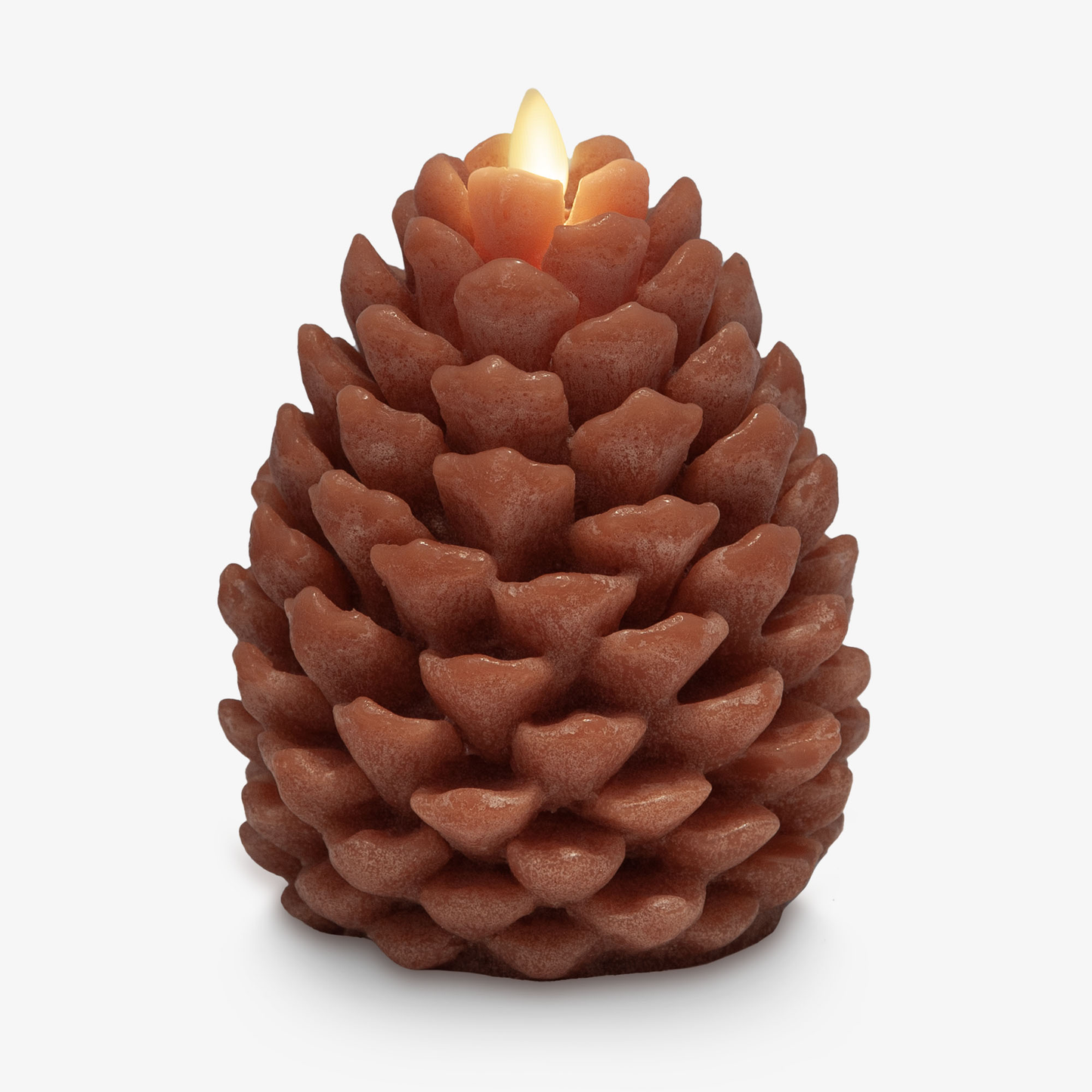 Adobe Flameless Candle Pinecone