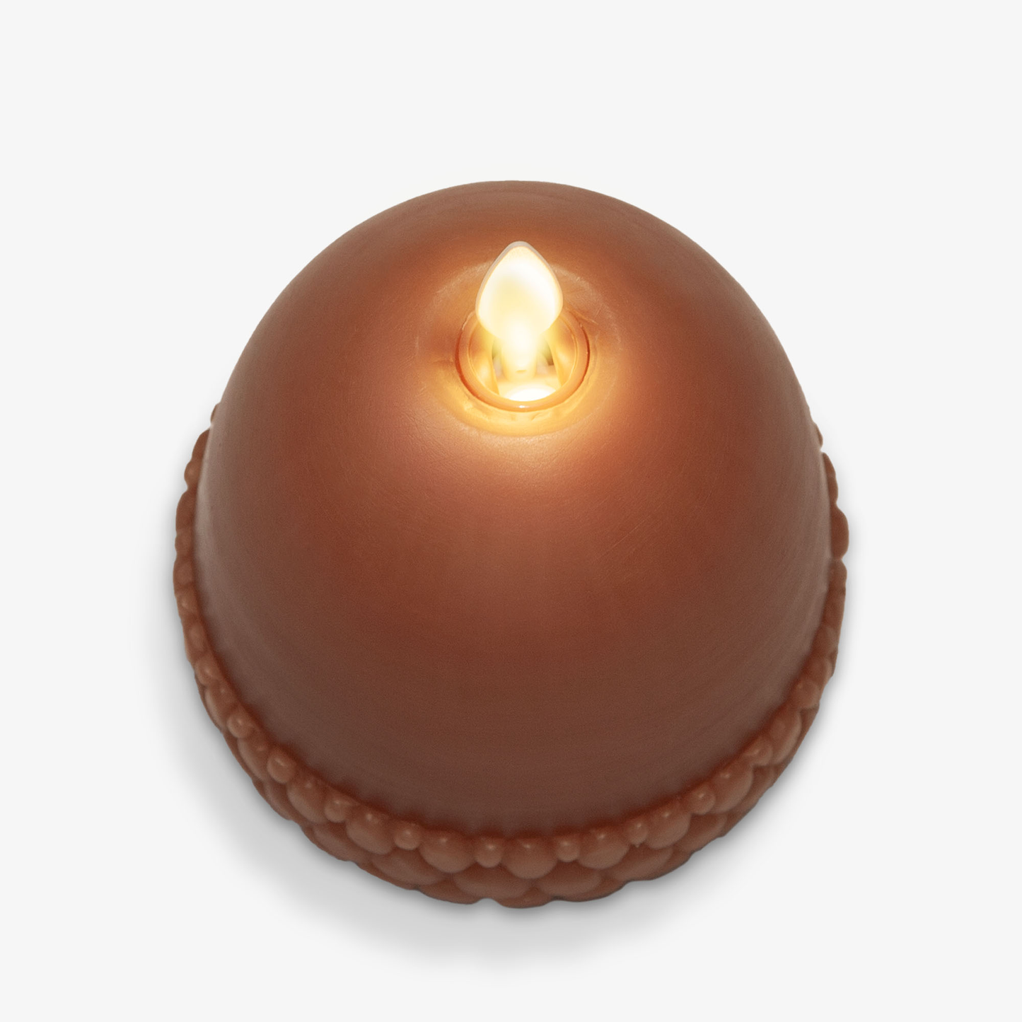 Adobe Flameless Candle Acorn