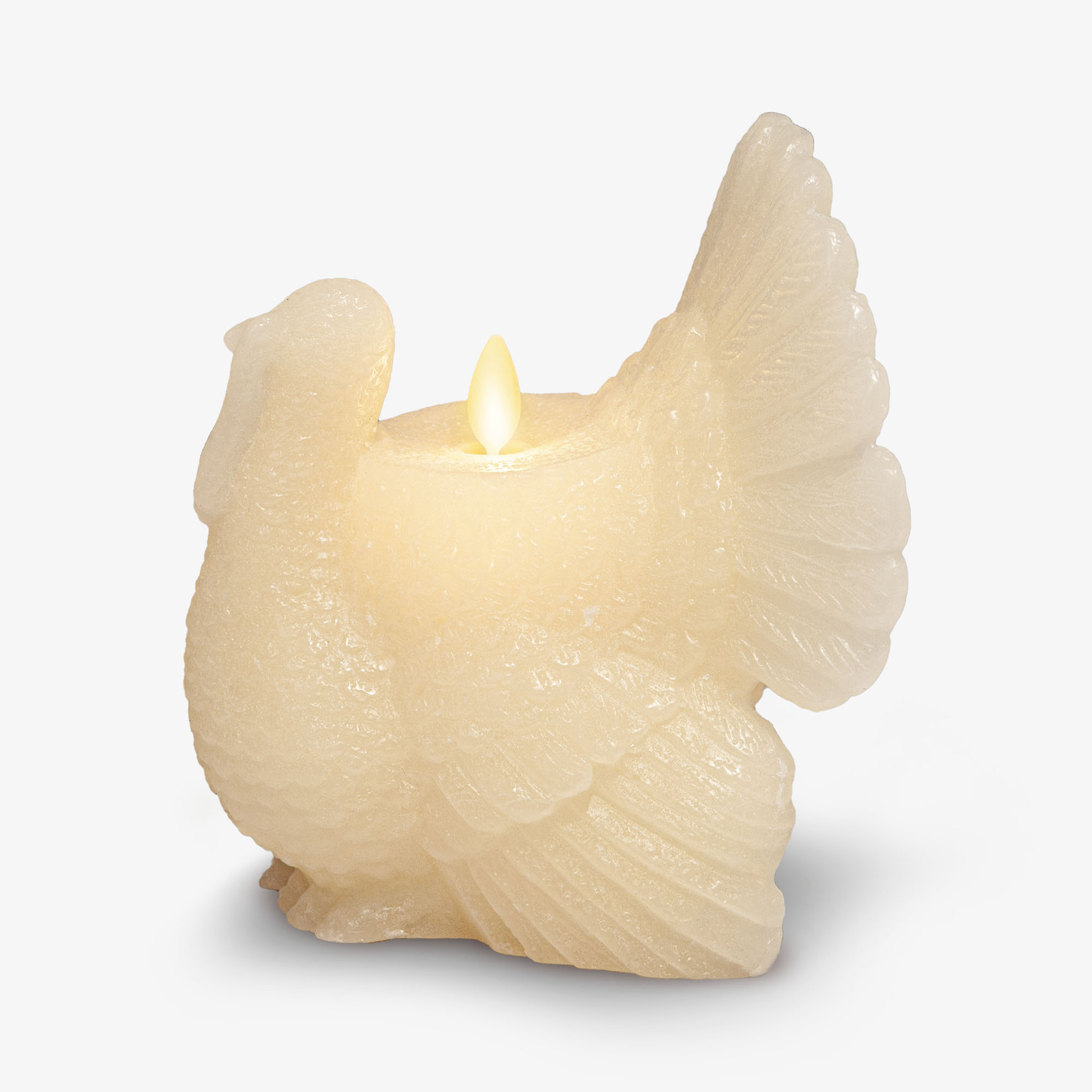 Ivory Flameless Candle Turkey
