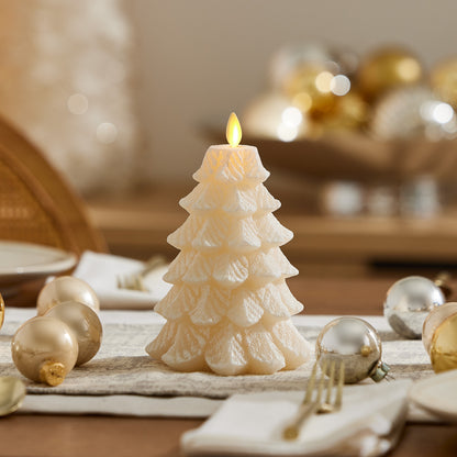 White Swan Flameless Candle Tree