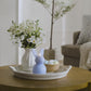 Cashmere Blue Flameless Candle Bunny