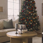 Holiday Green Sweater Knit Flameless Candle Pillar