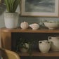 White Melo Shell Flameless Candle