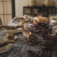 Metallic Cappuccino Flameless Candle Cornucopia