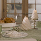 White Swan Glitter Swirl Flameless Candle Tree