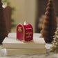 Holiday Red Flamless Candle Santa Mailbox