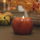 a video of Luminara's burnt orange flameless pumpkin candle