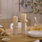 Chalky Ivory Flameless Candle Pillar