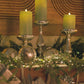 Iceberg Green Flameless Candle Pillar - Recessed Top