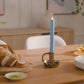 Airy Blue Flameless Candle Taper