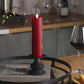 Burgundy Flameless Candle Slim Pillar