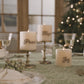 White Swan PEACE Flameless Candle Pillar
