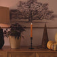 Russet Orange Flameless Candle Taper