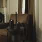 Glitter Black Heavy Wax Drip Pillar