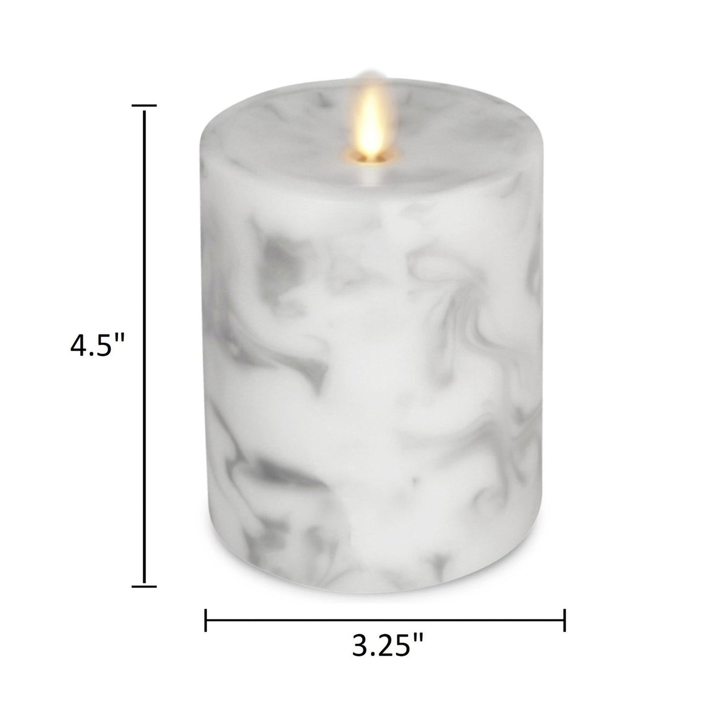 Luminara's Flameless Marble Candle