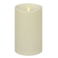 Pearl Ivory Outdoor Flameless Candle Grand Pillar with Remote - Melted Top