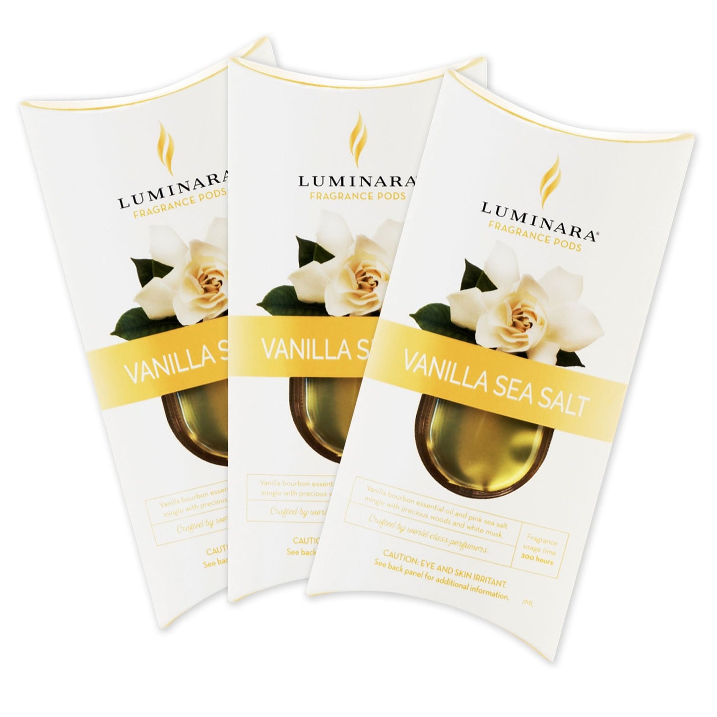 Set of 3 Fragrance Diffusing Pods - Refills for Luminara Fragrance Candle