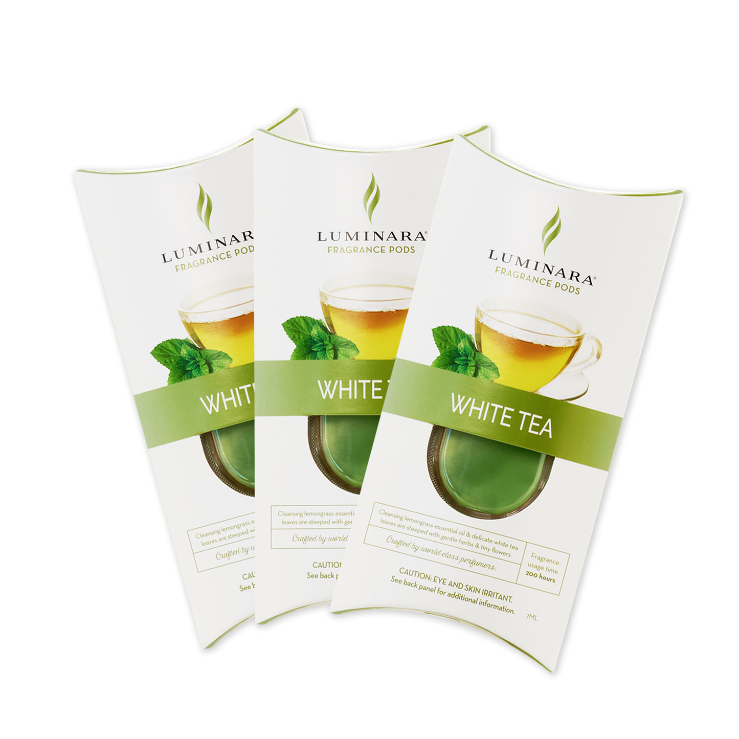 Set of 3 Fragrance Diffusing Pods - Refills for Luminara Fragrance Candle