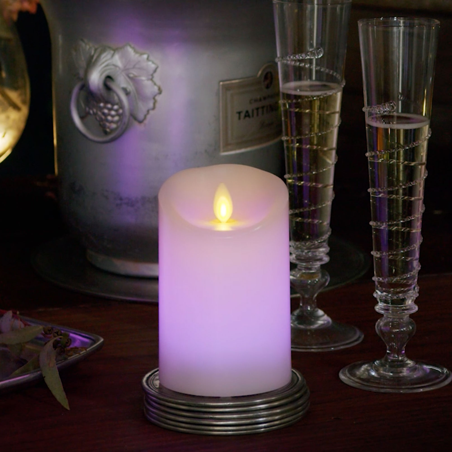 Luminara's color changing LED candles