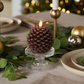 Flameless Candle Pinecone - Brown