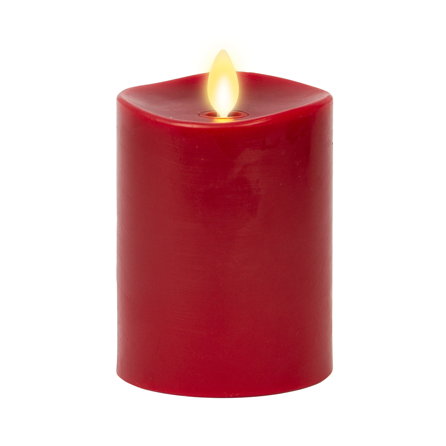 Burgundy flameless candles