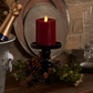 Burgundy flameless candles