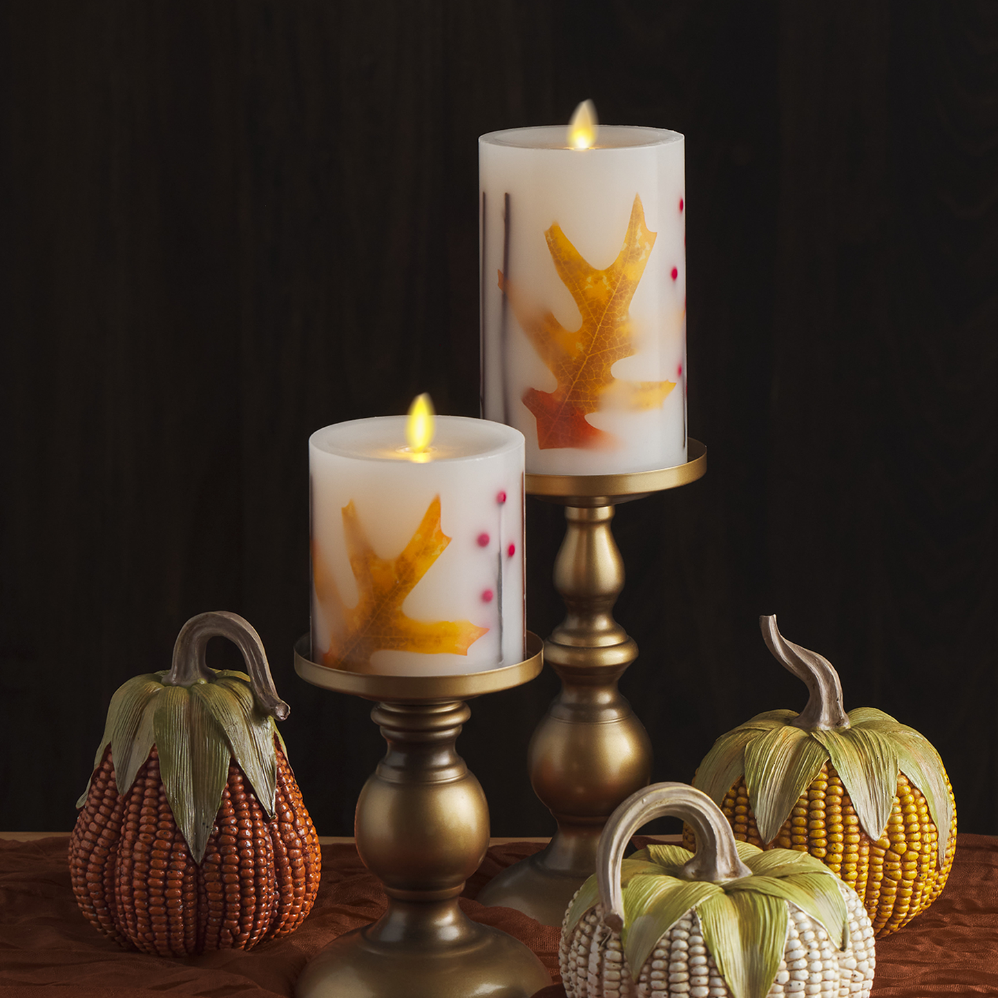 fall pillar candle | Luminara