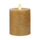 gold flameless candle | Luminara