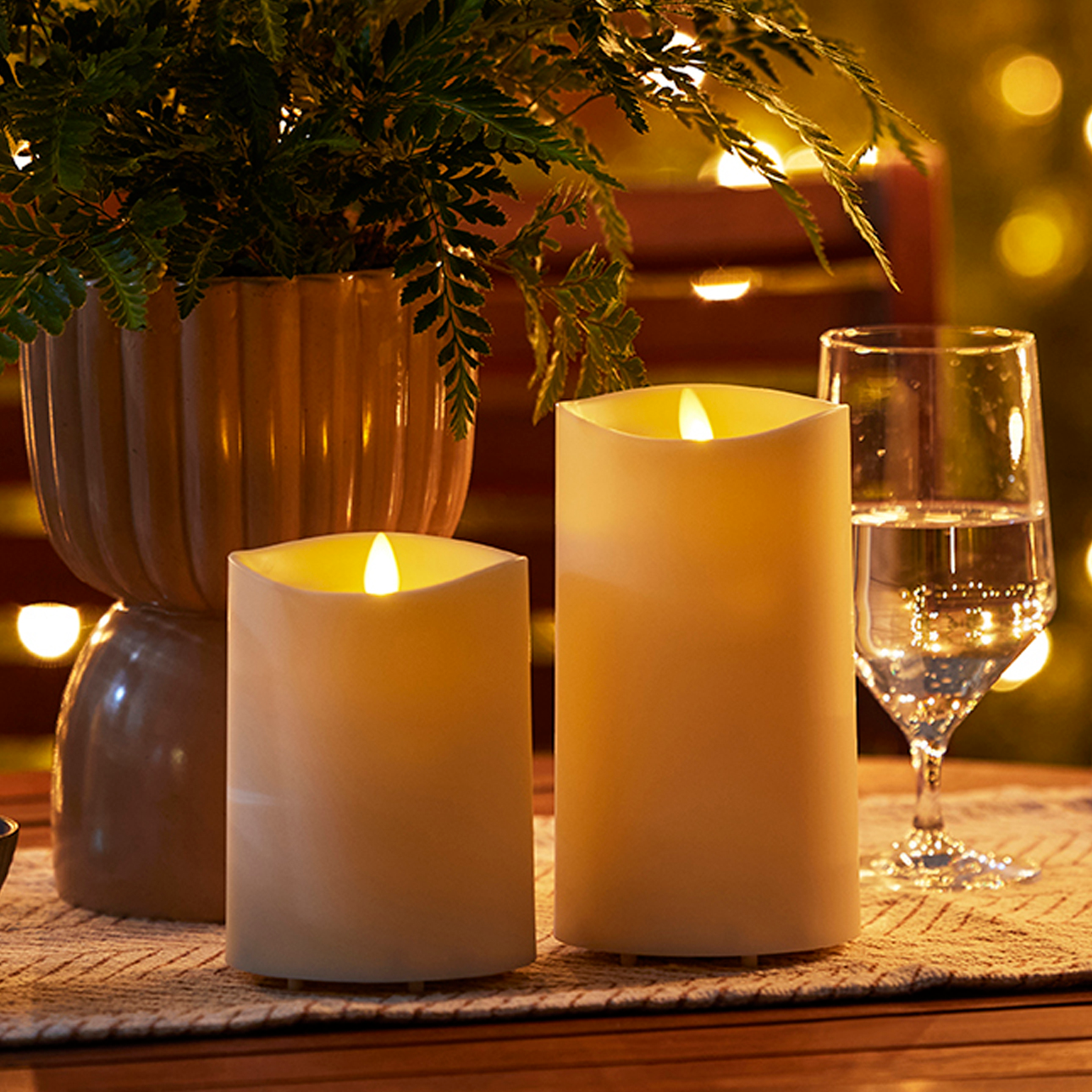 Flameless color changing glow candles deals