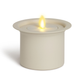 Small Concrete Cylinder Decorative Candle Holder with Outdoor Votive