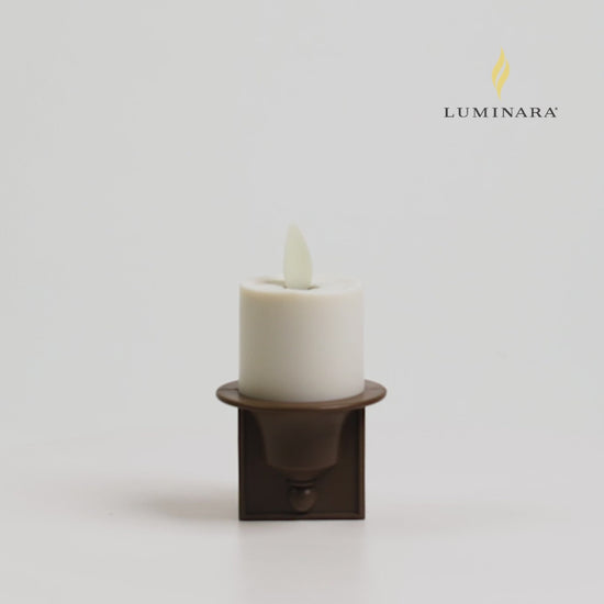 Luminara Candle Night Light with Real-Flame Effect